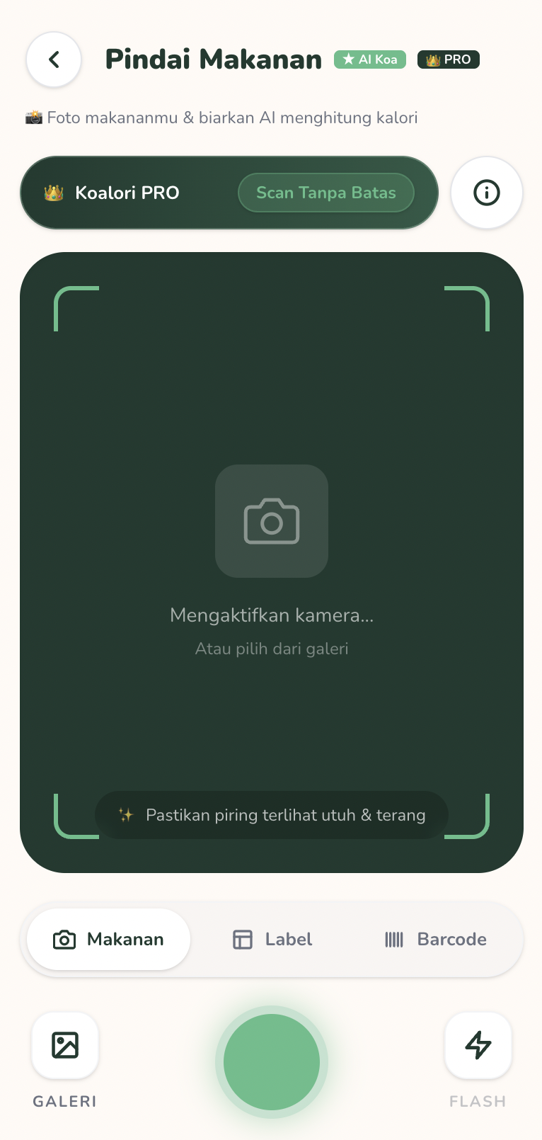 AI Foto Makanan