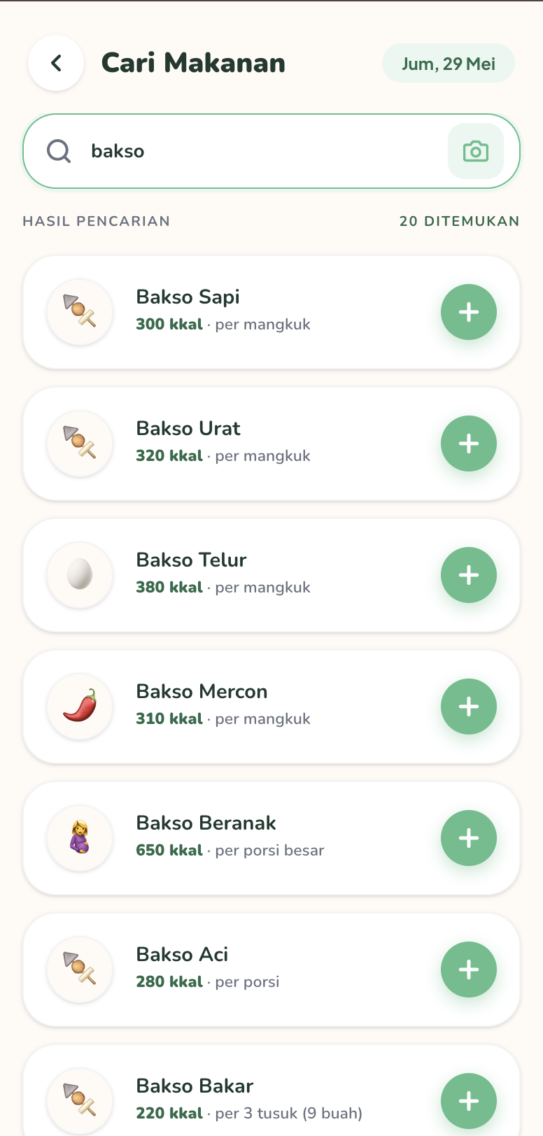 Database Kuliner Lokal